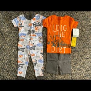 NWT baby boy Carters pj sets
